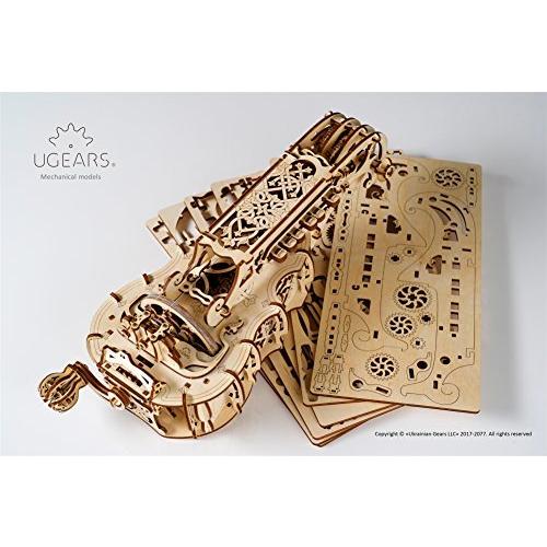 Ugears ユーギアーズ ハーディーガーディー;70030　木のおもちゃ 3D立体 パズル 