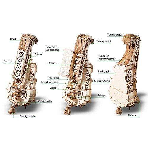 Ugears ユーギアーズ ハーディーガーディー;70030　木のおもちゃ 3D立体 パズル 