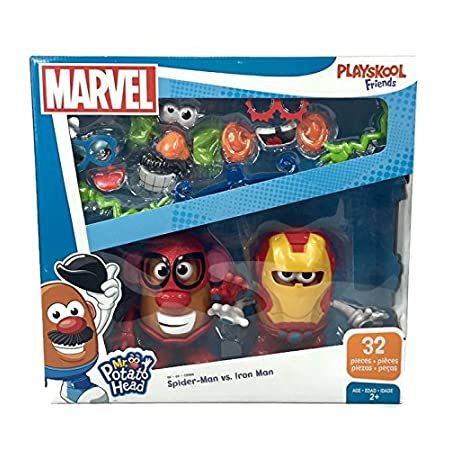 Mr Potato Head Marvel Spider Man Vs Iron Man Set By Playskool 32 Pieces Prayatnonline Org