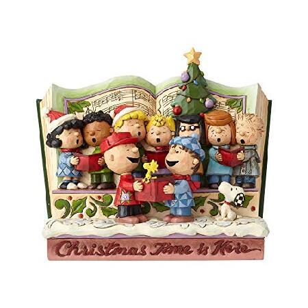 正規代理店 enesco 置物 並行輸入品 6000983 Storybook Christmas Peanuts W7.5×H18.8×D21.3cm カラフル その他