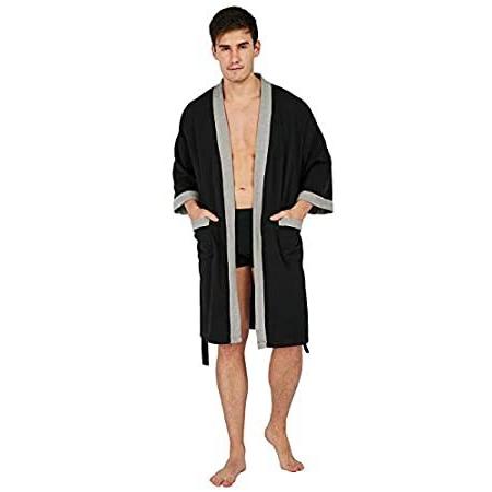 【日本限定モデル】 定価 YIMANIE Men#039;s Robe Cotton Bathrobe Soft Knee Length Sleepwear kamisplash.webhelpusa.com kamisplash.webhelpusa.com