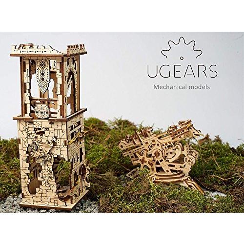 Ugears ユーギアーズ Archballista-Tower アークバリスタと攻城塔 70048 木のおもちゃ 3D立体 パズル 