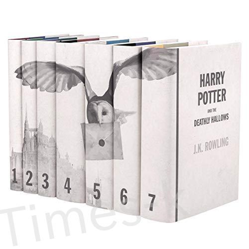 (ホグワーツ) Hogwarts Juniper Books 7ボリュームハリーポッターブックセット カスタムブックジャケット