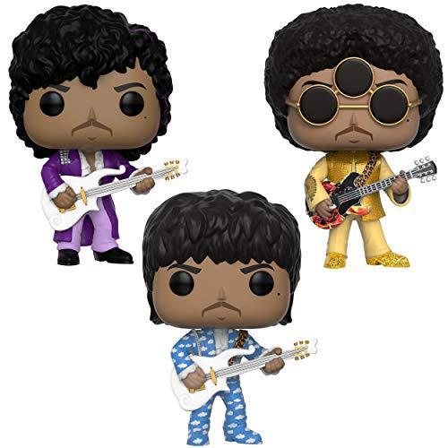フィギュア Funko Rocks: Pop! Prince Collectors Set - Purple Rain, Around The World in A Day, 3Rd Eye Girl Toy