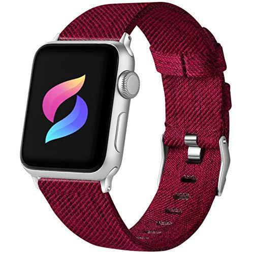 珍しい Haveda ファブリック Apple Watch バンド 44mm シリーズ 6 シリーズ 5 4用 ソフト織キャンバス Apple Watch Se Iwatch 全国組立設置無料 World Of Heating De