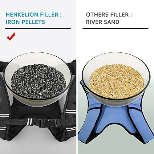 Henkelion ランニングウエイトベスト メンズ レディース キッズ用 トレーニング用ボディウエイトベスト ウェイトベスト ワークアウト器具 ジョ 