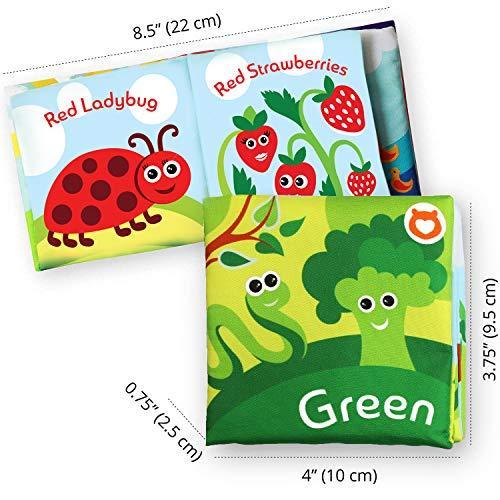 珍しい  Cloth Books for Babies (Set of 9) - Color Recognition Series. Soft Books fo
