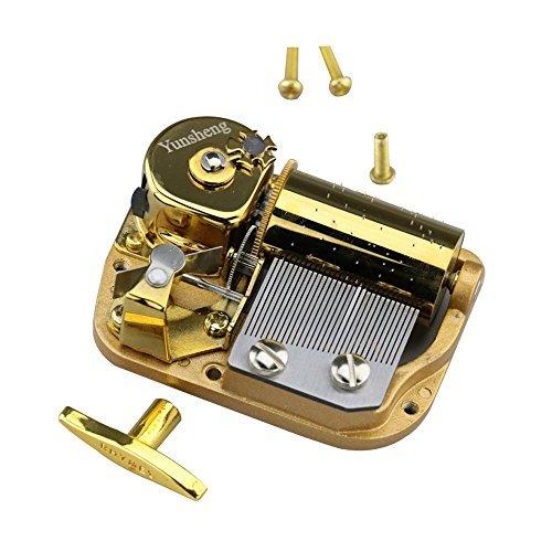 Yunsheng 30 Note Windup Gold Plating Clockwork Mechanism DIY Musical Moveme｜kyokos｜02