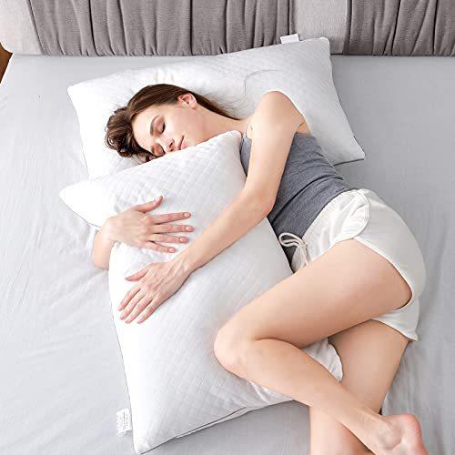 GOHOME 睡眠用ベッド枕 2パック ラグジュアリーベルベット 標準サイズ 