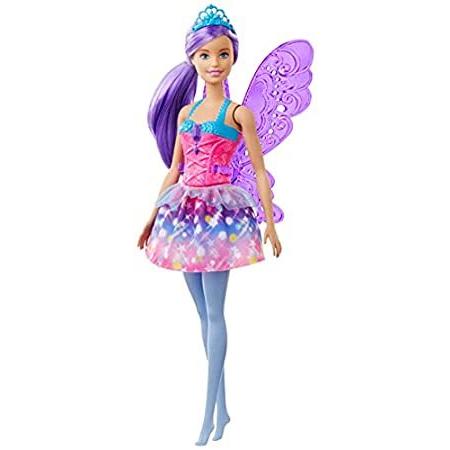 ​Barbie Dreamtopia Fairy Doll, 12-Inch, with Purple Hair and Wings, Gift fo 並行輸入品 Barbie Dreamtopia Fairy - The Toy Box Hanover