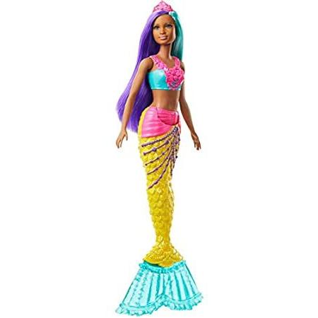 Barbie Dreamtopia Mermaid Doll, 12-inch, Teal and Purple Hair 並行輸入品
