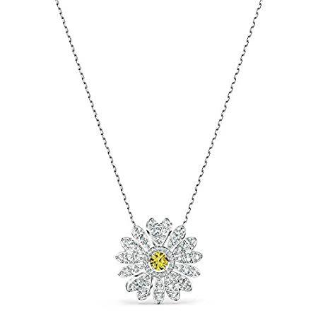 SWAROVSKI Eternal Flower Pendant Necklace Cz White 1 One Size 並行輸入品