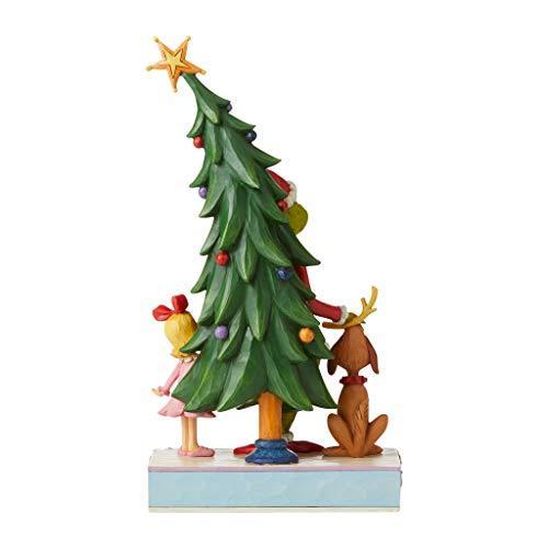 ENESCO Grinch， Max and Cindy by Tree 6006567 