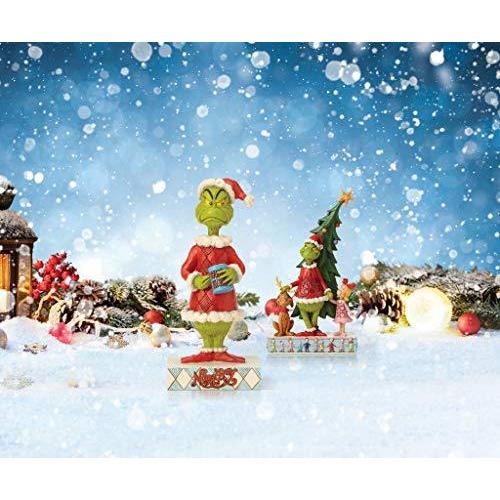 ENESCO Grinch， Max and Cindy by Tree 6006567 