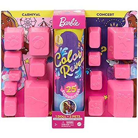 Barbie Color Reveal Doll Set with 25 Surprises Including 2 Pets & Day-to-Ni