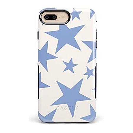 新発売 アライン 星 電話ケース Plus 6 6s Plus 7 Plus 8 Iphone Casely ブルー ホワイト 並行輸入品 あな スターケース マルチ対応ケース Raffles Mn