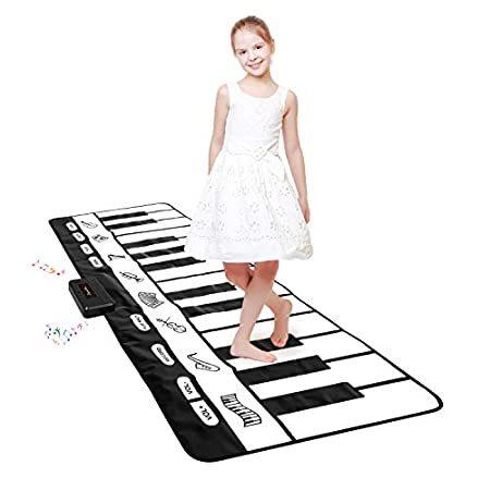 TWFRIC Giant Piano Mat 24 Keys Floor Piano Mat for Kids 71