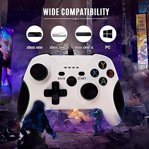 Xbox One コントローラー 有線xbox Pcコントローラー 大人の上質 X ゲームコントローラー 有線ゲームパッド 振動フィードバック付き