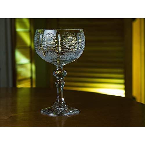 Barski シャンパングラス フルート ソーサー ベルクーペ グラス6個 