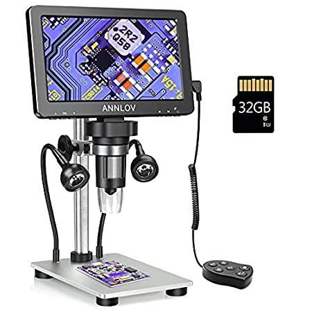 あなたにおすすめの商品 ANNLOV 1080 Maginfication 1200X Card TF 32GB with Microscope Digital LCD 7" 顕微鏡