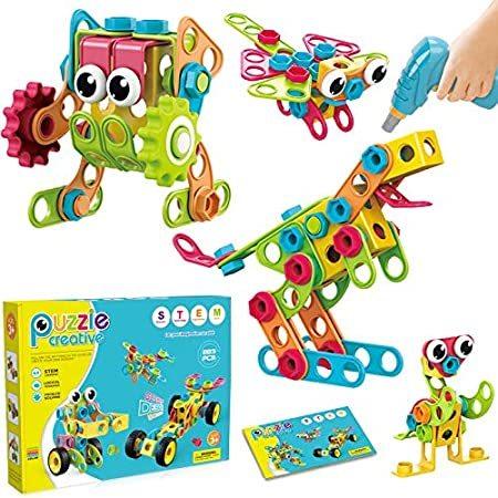 【保障できる】 Building Toys STEM HItiejoy Blocks Construction kit Activities Kids Pcs 223 知育玩具