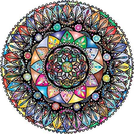 【税込?送料無料】 Round Pieces Fantasy-1000 Puzzle-Mandada Bgraamiens Puzzle Challenge Color ジグソーパズル