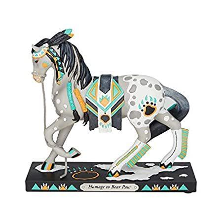Enesco Trail of Painted Ponies Homage to Bear Paw Figurine, 7.75 in H x 2.7