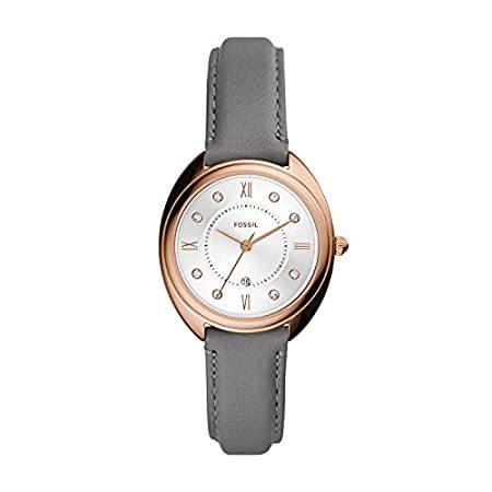 腕時計 Fossil Women's Gabby Quartz Stainless Steel and Eco-Leather Three-Hand Watc 並行輸入品