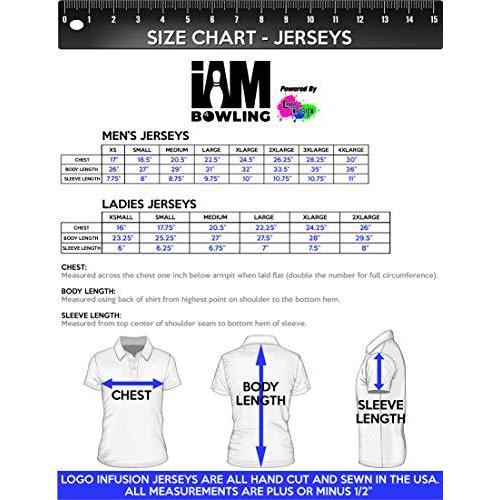 Logo Infusion Dye-Sublimated Bowling Jersey - I AM Bowling Fun Design 2062-ST Sash Collar Storm 