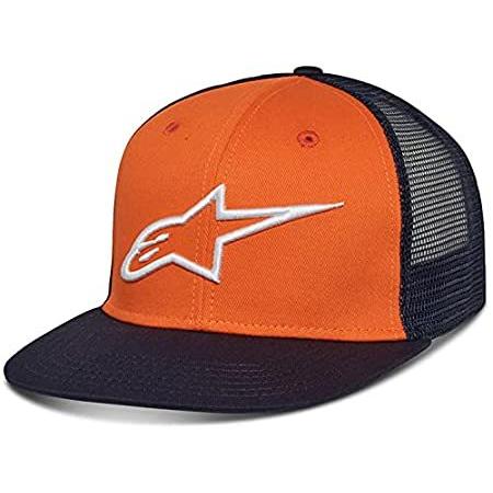 割引価格 Alpinestars Men's Corp Trucker Hat-Orange/Navy (Multi, One Size) 並行輸入品 キャップ