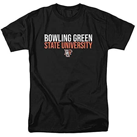 ストアー 最も優遇 Bowling Green State University BGSU Official Stacked Unisex Adult T-Shirt 並行輸入品 desertdaily.in desertdaily.in
