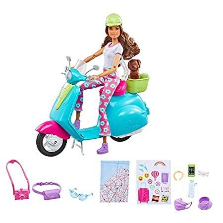 Barbie Travel Playset with Fashionistas Travel Doll (11.5 in Brunette) and 並行輸入品