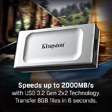 並行輸入品】キングストン 外付け SSD 1000GB 1TB USB3.2 Gen2x2 読出