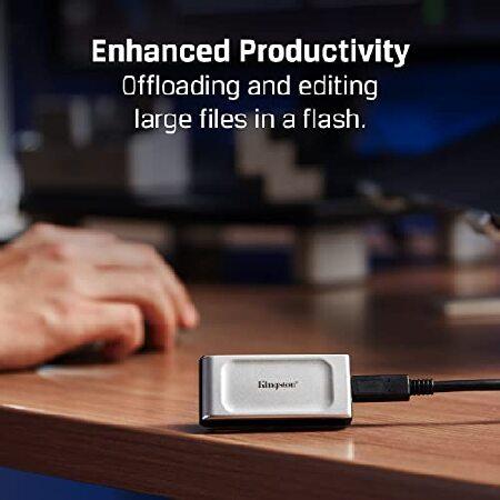 並行輸入品】キングストン 外付け SSD 1000GB 1TB USB3.2 Gen2x2 読出