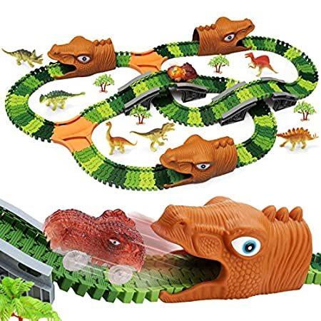 並行輸入品 Dino Flexible Pcs 268 Toys Track Race Dinosaur 5 7 Kids For Toys Dinosaur その他おもちゃ 良好品 Themtransit Com
