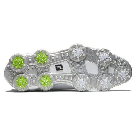FootJoy Mens Tour Alpha Golf Shoe WhiteGreyLime 10 