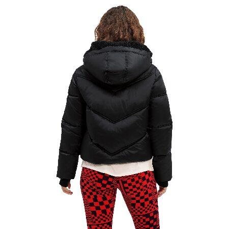 UGG womens Ronney Cropped Puffer Jacket Coat Tar Medium US