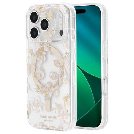 ケイトスペード iPhone17Proケース ブラック MagSafe kate spade new york Wavy Nightfall MagSafe - iPhone 17 Pro