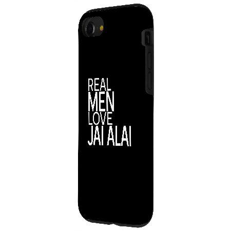 iPhone SE 2020   本物の男性は Jai Alai と言うデザインが大好き Cesta-Punta の衣装 スマホケース