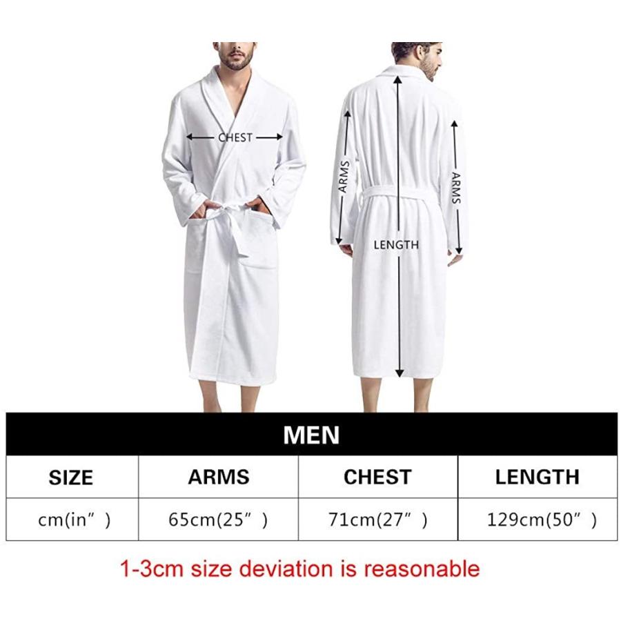 大人女性の バスローブ パーソナライズ Ndistin メンズ カラ Size One サイズ Us ラウンジウェア 快適 ソフト 寝間着 着物風 スパローブ ショールカラー フルレングス バスローブ