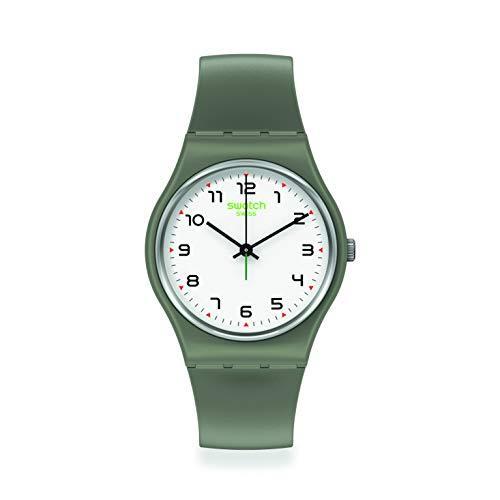 【海外限定】 Swatch メンズ (モデル:SO28G101) カジュアルウォッチ 18 グリーン プラスチックストラップ バイオソース スイスクォーツ 腕時計