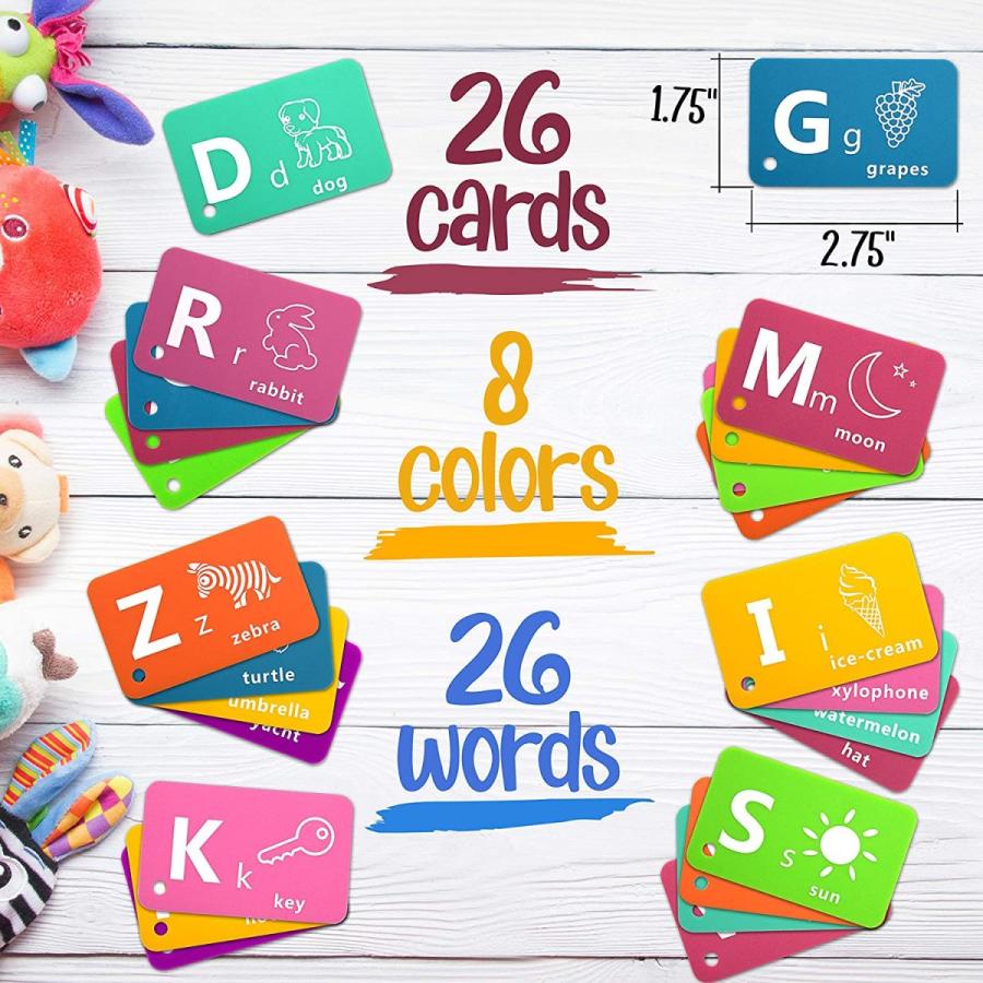 素晴らしい フラッシュカード Abc Amafhha 子供用 シリコン 幼児 子供 赤ちゃん アルファベットまたは数字 知育玩具
