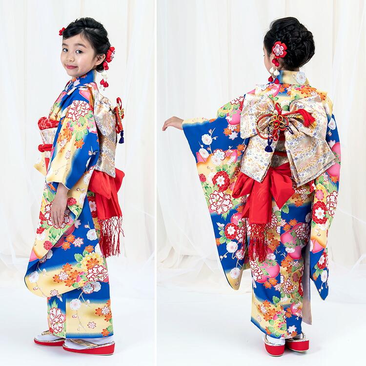 七五三 着物 7歳 女の子 フルセット 四つ身 753 七歳 7才 子供 七五三 着物 7歳 女の子 フルセット 四つ身 753 七歳 7才 子供