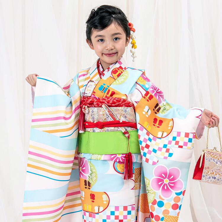 七五三 着物 7歳 女の子 フルセット 四つ身 753 七歳 7才 子供 七五三 着物 7歳 女の子 フルセット 四つ身 753 七歳 7才 子供