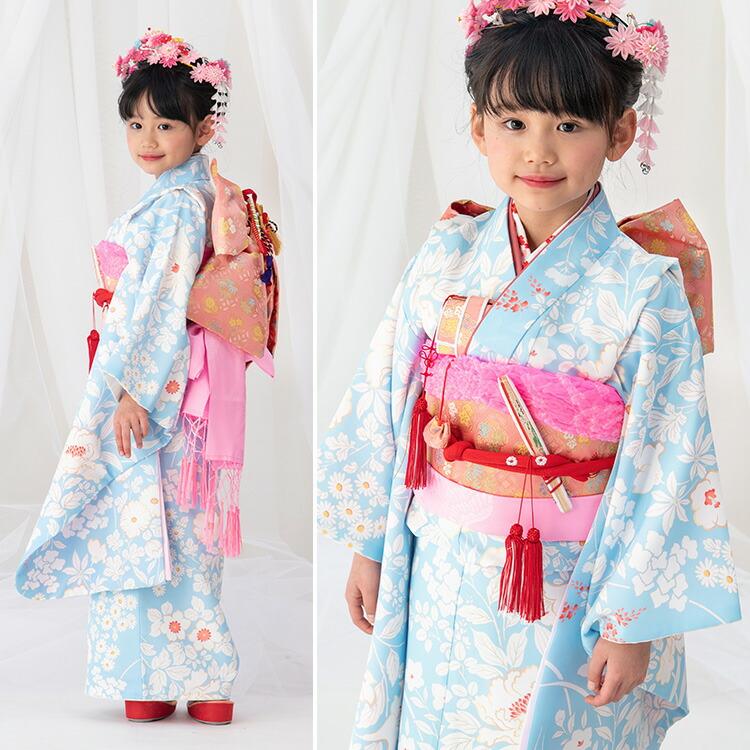 七五三 着物 7歳 女の子 フルセット 四つ身 753 七歳 7才 子供 七五三 着物 7歳 女の子 フルセット 四つ身 753 七歳 7才 子供