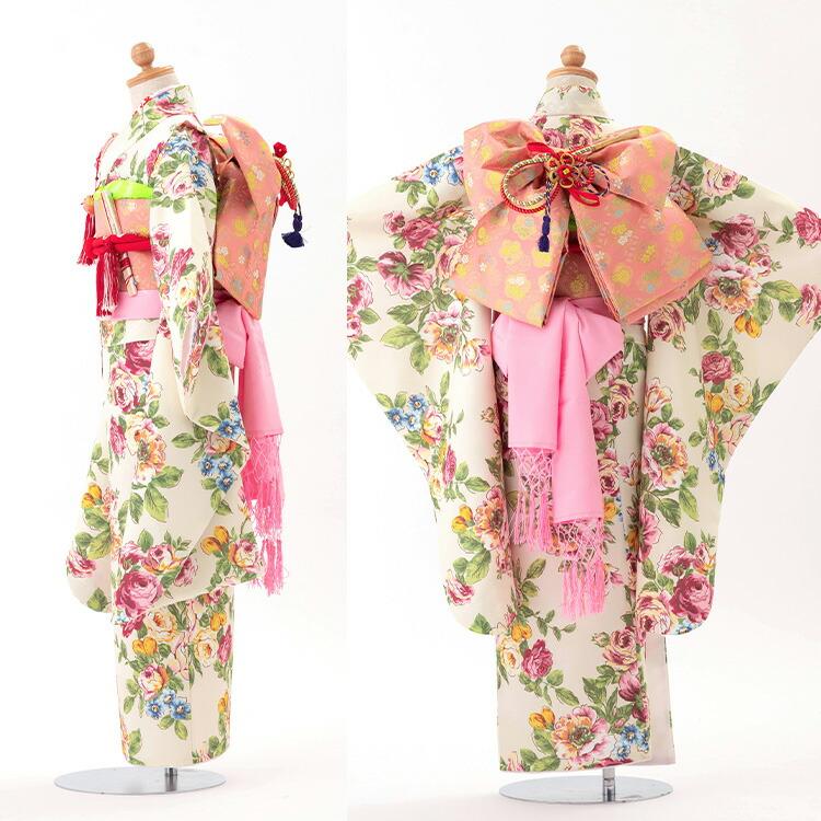 七五三 7歳 四つ身 着物 帯 フルセット　結び帯 楽天市場】七五三 着物 7歳 四つ身セット(結び帯セット) 女の子