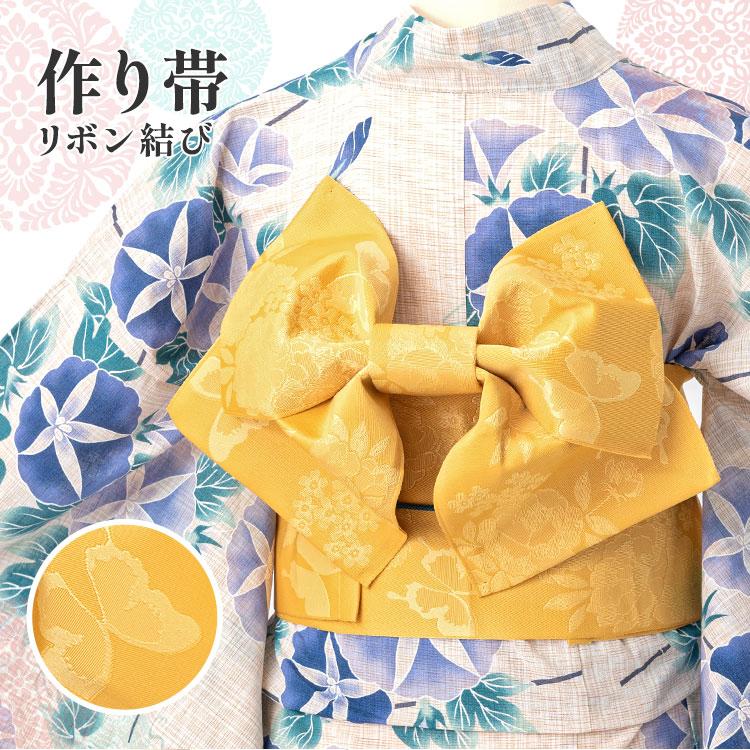 赤に亀甲、梅の花模様のだらりの帯☆作り帯 赤に亀甲、梅の花模様の