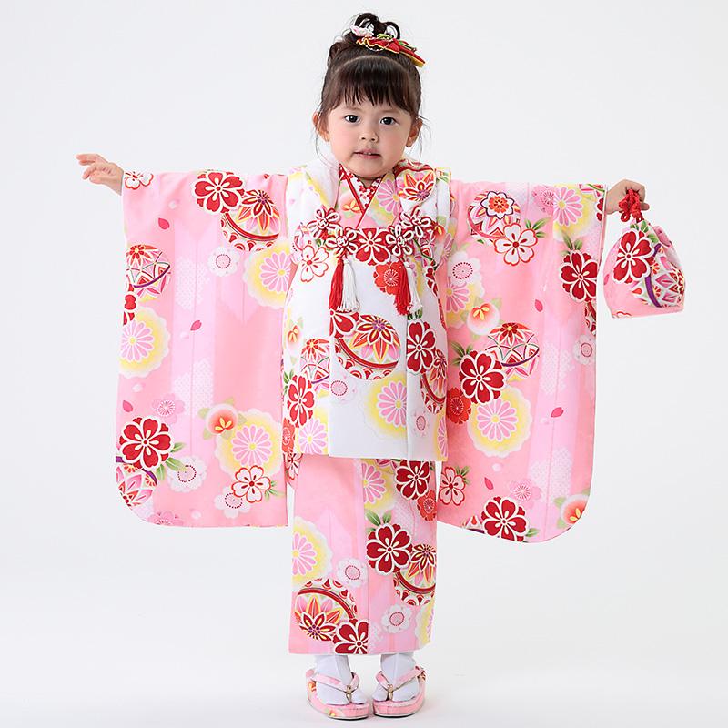 七五三 着物 被布 3歳 女の子 被布セット 753 三歳 3才 女子 子供 七五三