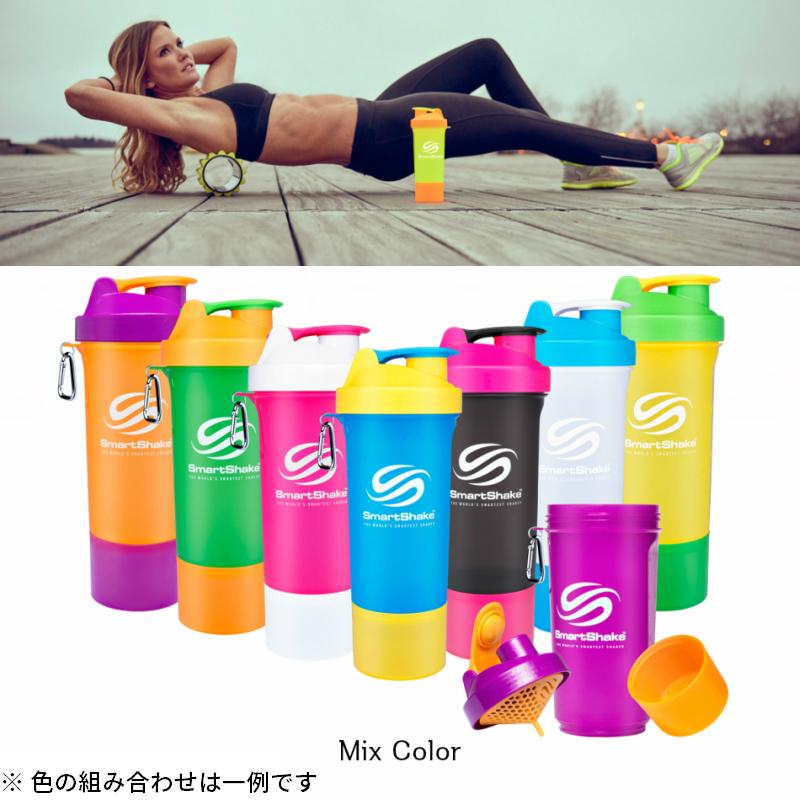 スマートシェイク スリム シェイカー プロテイン ボトル SmartShake Slim 500ml おしゃれ 可愛い ジム 筋トレ ドリンクボトル｜kyomo-store｜09