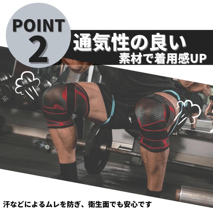 膝サポーター ひざ 固定 サポーター ベルト スポーツ 膝関節 膝用 運動 大きいサイズ テーピング ひざ痛 ブラック レッド Ta009 スポーツメイドショップkyomo 通販 Yahoo ショッピング